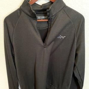 Greg Norman Black Pullover, Medium
